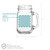 Monogrammed Mason Jar Glass, Design: INITIAL2