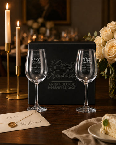 Mockup of the mbWWSET engraved magnetic gift box set personalized with design A1.
