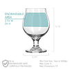 Personalized Roman Numerals Belgian Glass, Design: NUMERALS