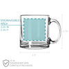 Etched Glass Coffee Mug Best Dad in the Galaxy - Design: FD5