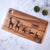 Deer Family Personalized Holiday Large Cutting Board, Design: FM9