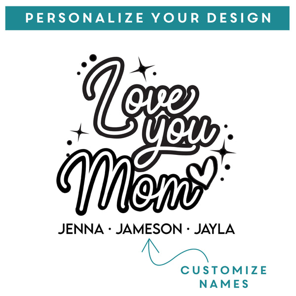 Personalized Mason Jar For Mom, Design: MD18