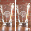 Etched Glass Pitcher - Design: B3
