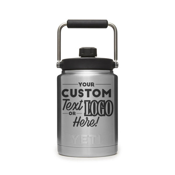 128oz Custom Engraved YETI One Gallon Jug, Gallon Growler, Vacuum Sealed  Thermos Jug, Personalized Sports Jug, Employee Gifts, Travel Jug 
