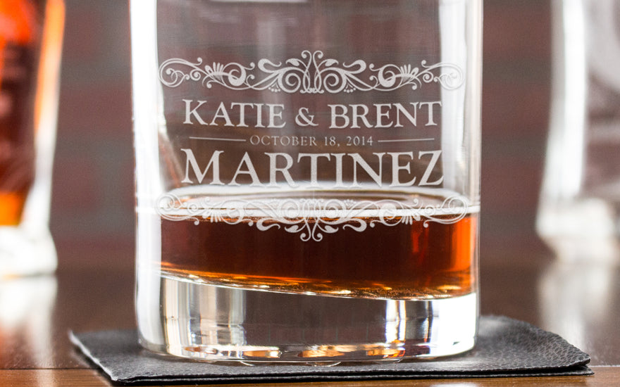Perfect Your Autumn Bar Cart With Personalized Whiskey Glasses