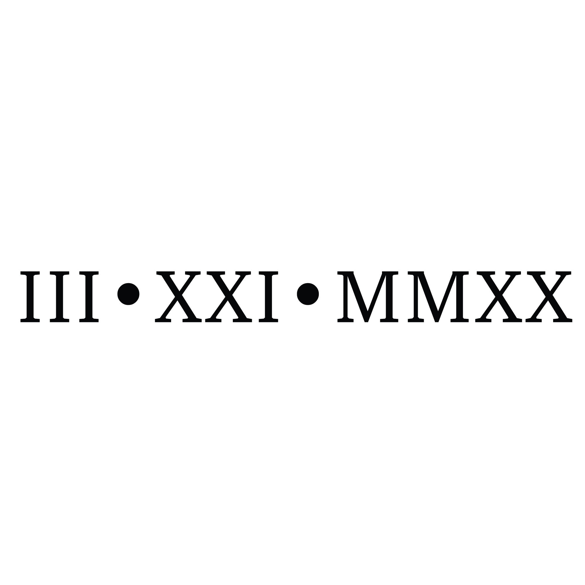 NUMERALS  Trendy Designs