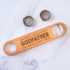Personalized Godfather Bottle Opener, Design: GDPA1