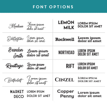 Font List