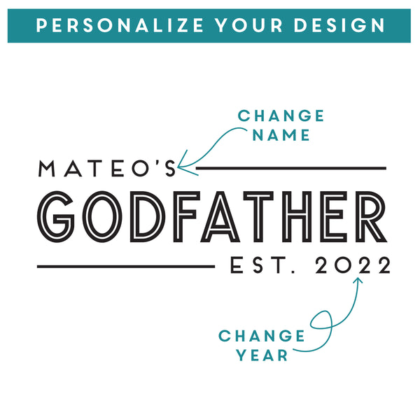 Personalized Godfather Bottle Opener, Design: GDPA1