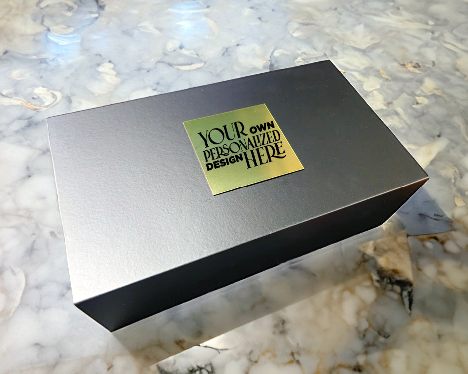 Magnetic Box - With Engraved Gold Plate