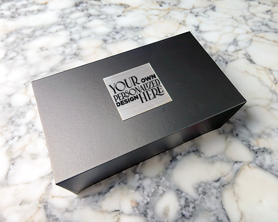 Magnetic Box - With Engraved Silver Plate