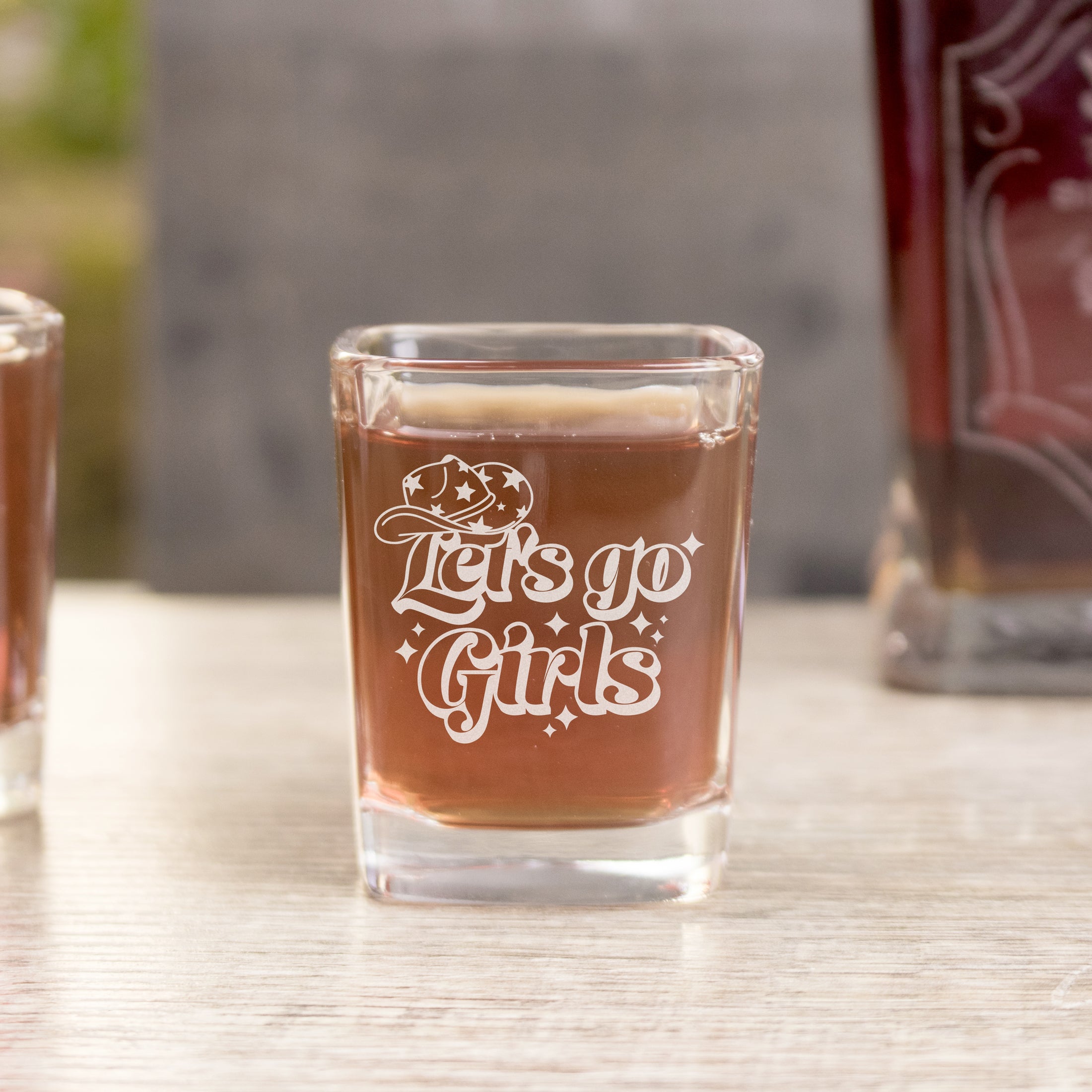 Let's Go Girls Shot Glass, Design: SHANIA