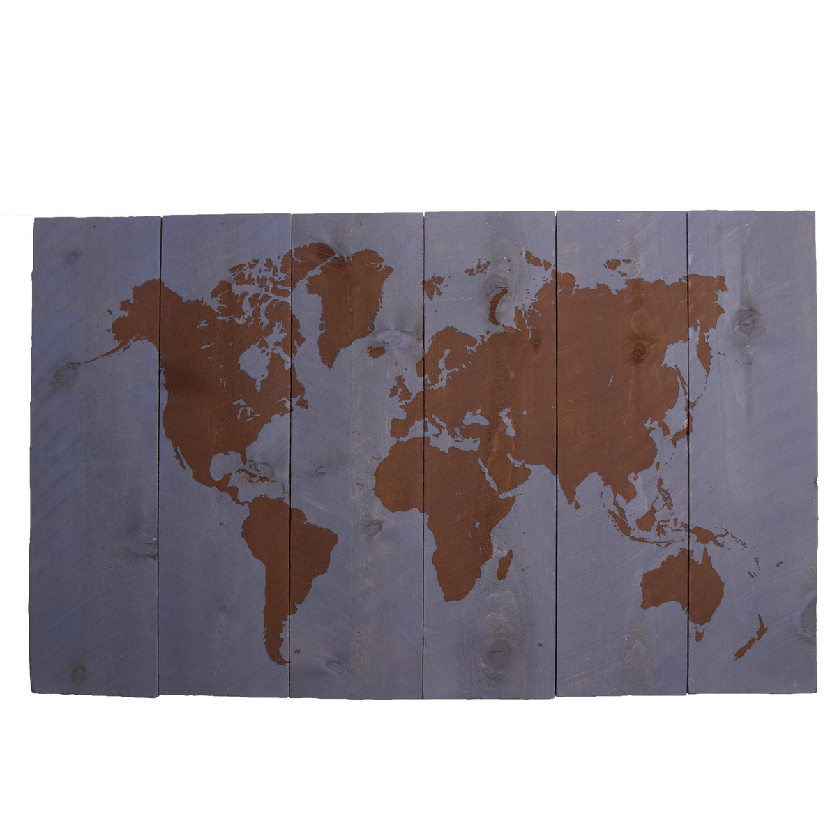 personalized wooden map