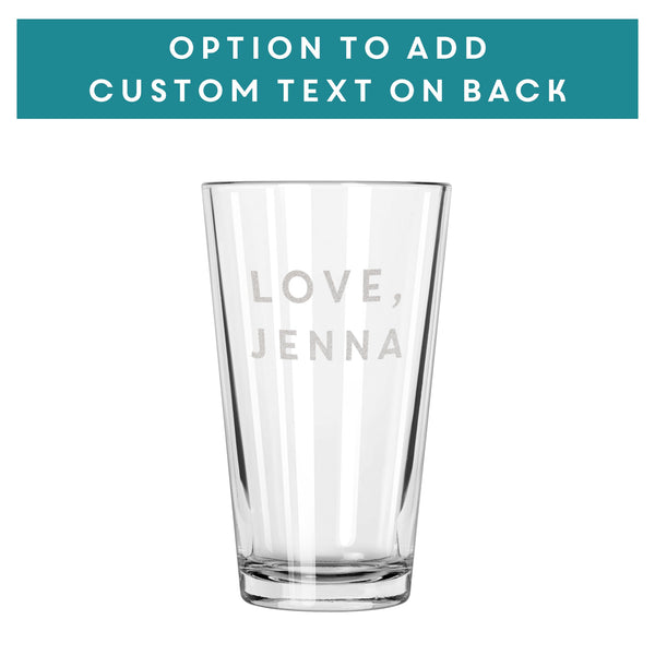 Baby Alien Pint Glass for Graduates, Design: GRAD2
