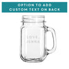 Personalized Mason Jar Glass for Step Parent, Design: STEP