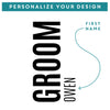 Personalized 16oz Groomsman Travel Mug, Design: BG4