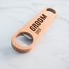 Wedding Party Bottle Opener with Custom Text - Design: BG4