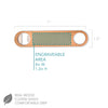 Personalized Beer Bottle Opener with Custom Font - Design: NAME