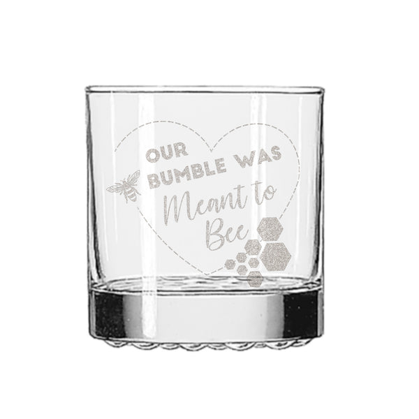 Bumble Dating Whiskey Glass - Design: BUMBLE