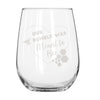 Bumble Dating White Wine Glass - Design: BUMBLE