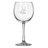 Etched Cat Mom Red Wine Glasses - Design: CATMOM