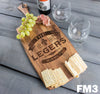 Personalized Cheese Board Rectangle Family - Design: FM3