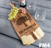 Personalized Cheese Board Rectangle Family Tree - Design: FM4