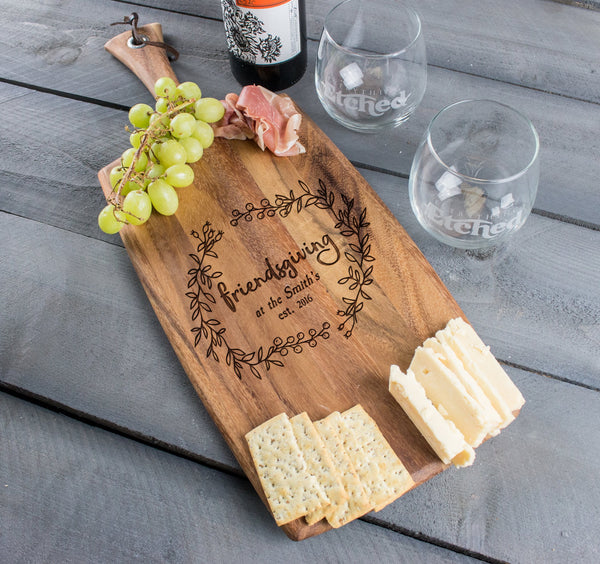 Rectangle Cheese Board Friendsgiving - Design: TG2