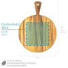 Round Cheese Board - Design: K3