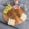 Round Cheese Board Happy Thanksgiving - Design: TG3