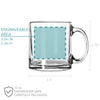 Glass Coffee Mug First Father's Day 2024 - Design: FD1