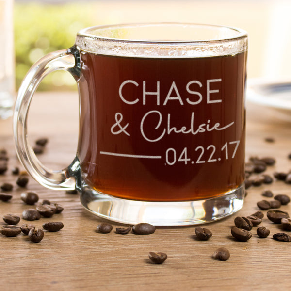 Relationship Etched Coffee Mug - Design: N6