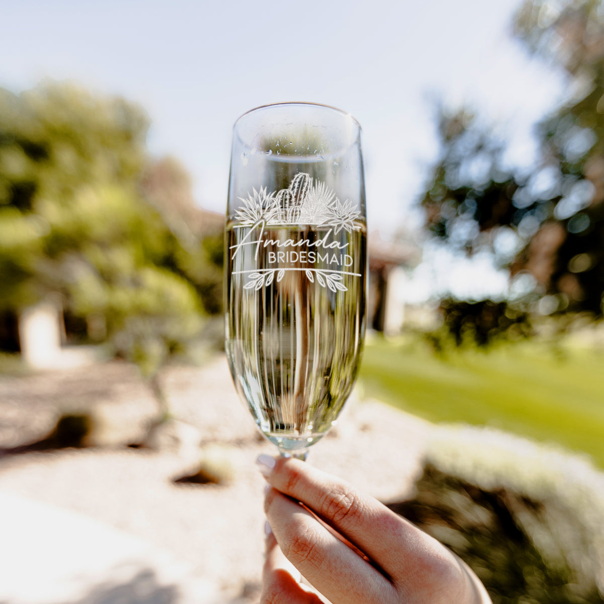 Designer wedding champagne shop flutes