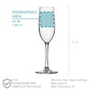 Personalized Champagne Flutes - Design: CUSTOM