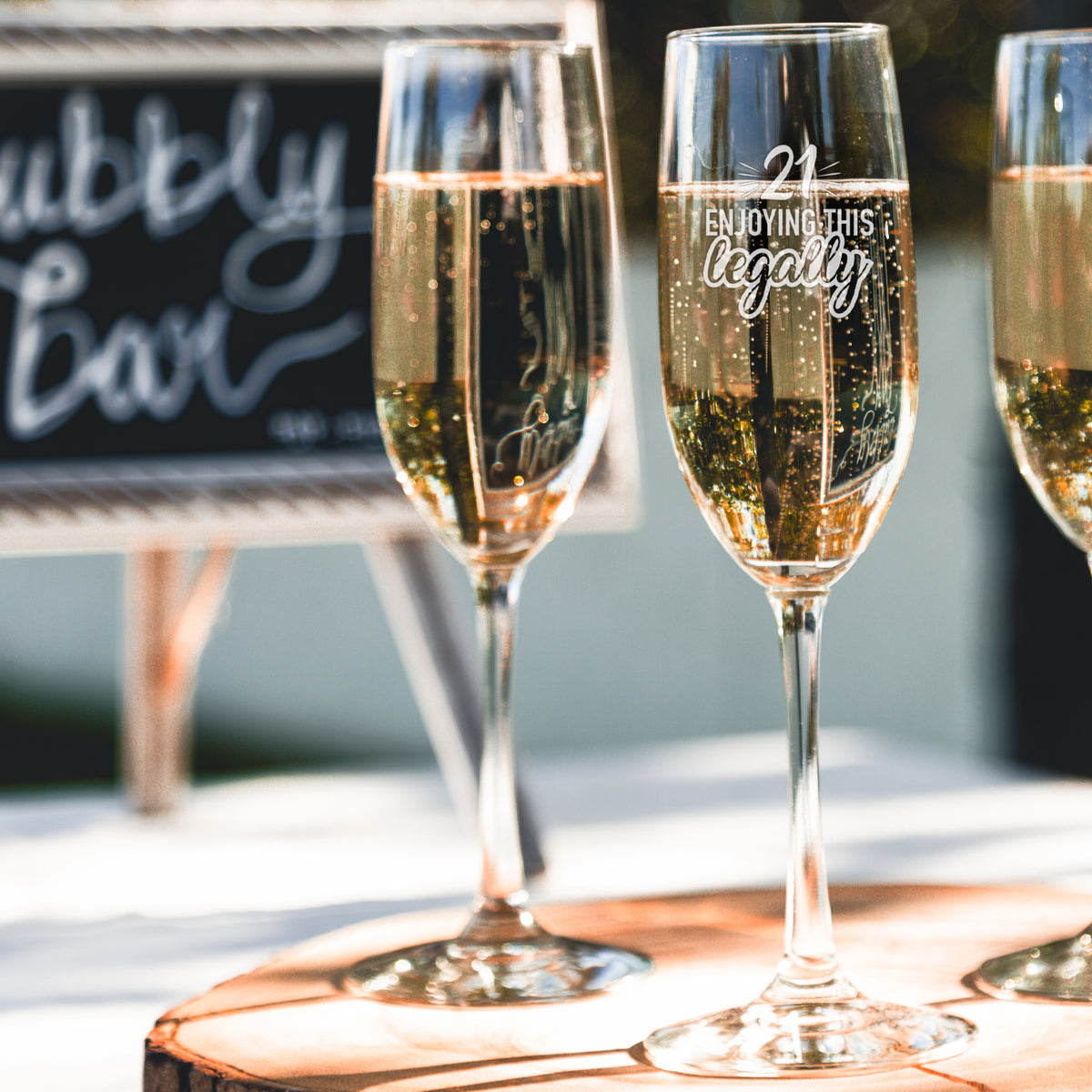 21st wine glass deals
