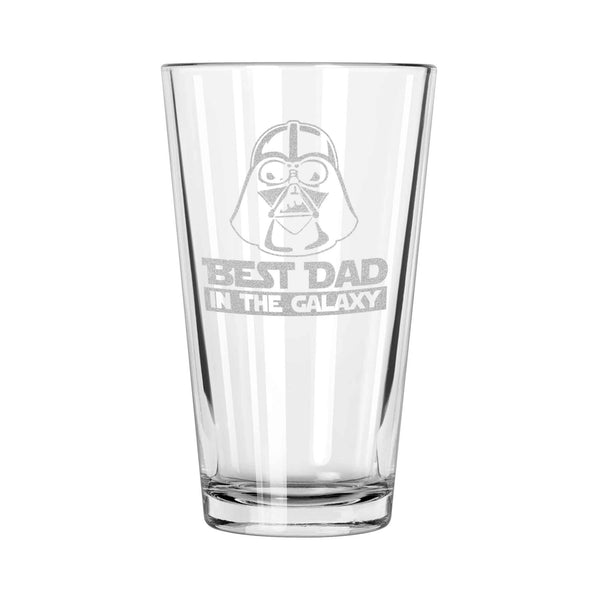 Pint Glass Best Dad in the Galaxy - Design: FD5