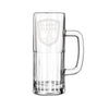 Fantasy Football Personalizable Etched Beer Mug, Design: FF1