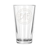 Best Auntie Ever Personalized Pint Glass, Design: FM10