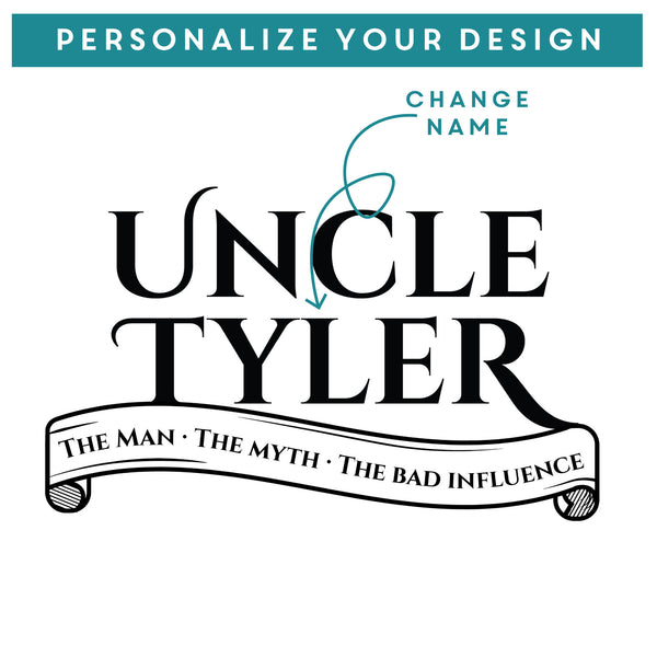 Personalized Belgian Glass for Uncle, Design: FM11