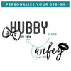 2 Belgian Glass Set Hubby & Wifey - Design: HH1