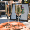 2 Champagne Glass Set - Design: HH5