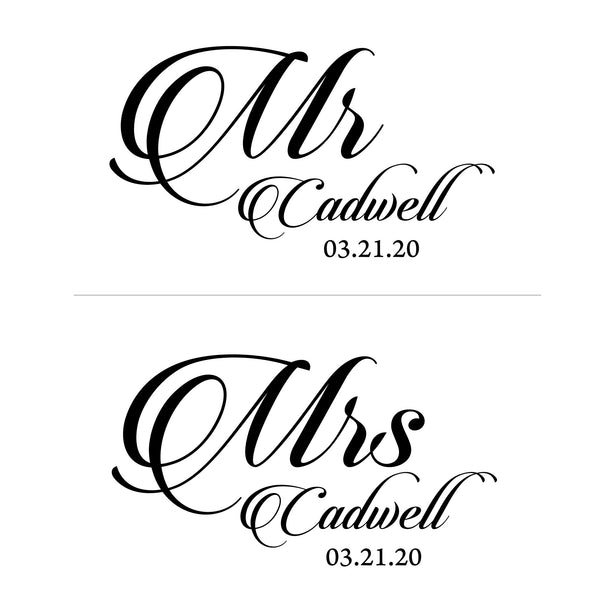 Mr & Mrs Cocktail Glasses Set, Design: HH7