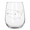 Long Distance Stemless Wine Glasses - Design: HOME2