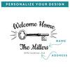 Etched Pint Glass Housewarming Gift - Design: HW1