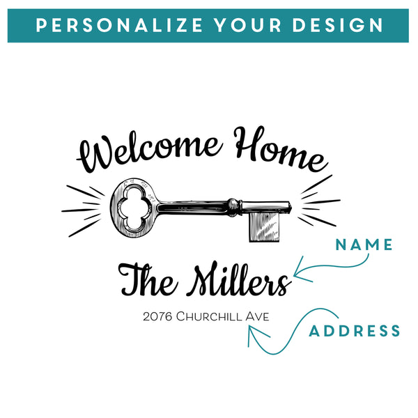 Etched Pint Glass Housewarming Gift - Design: HW1