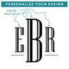 Etched Pint Glass - Design: INITIAL3