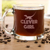 Clever Girl Jurassic Coffee Mug - Design: JPCLEVER
