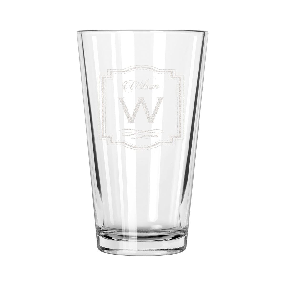 Can Shaped Drinking Glass - Screenprint - Glass Etching – Pewter Graphics
