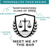 Personalized Lawyer 16oz Stainless Steel Mug, Design: LAW1