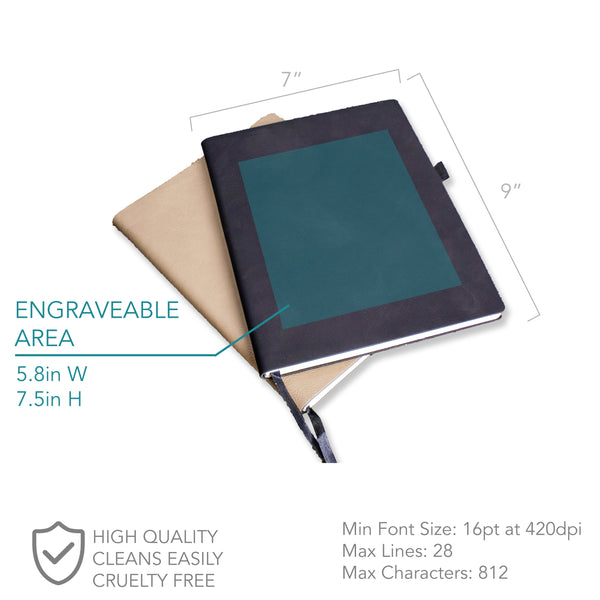 Personalized Notebook Faux Leather - Design: CUSTOM